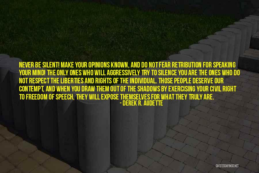 Shadows Of Silence Quotes By Derek R. Audette Shadows Of Silence Quotes By Derek R. Audette