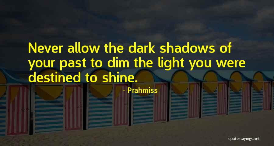 Shadows Of The Past Quotes By Prahmiss