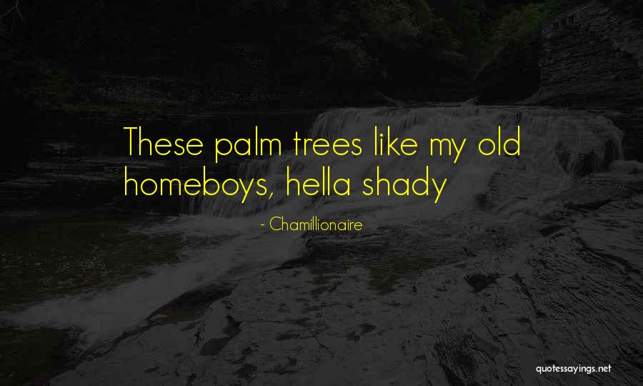 Shady Tree Quotes By Chamillionaire