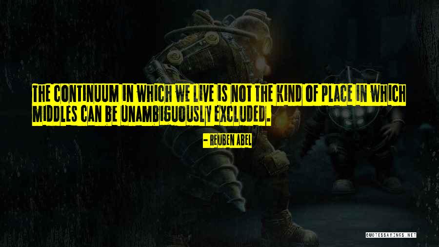 Shadye Peyvan Quotes By Reuben Abel
