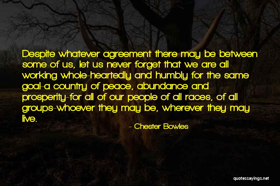 Shafqat Hussain Quotes By Chester Bowles Shafqat Hussain Quotes By Chester Bowles