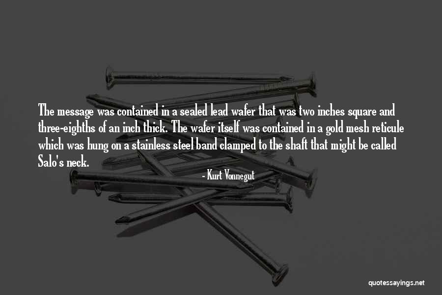 Shaft Quotes By Kurt Vonnegut