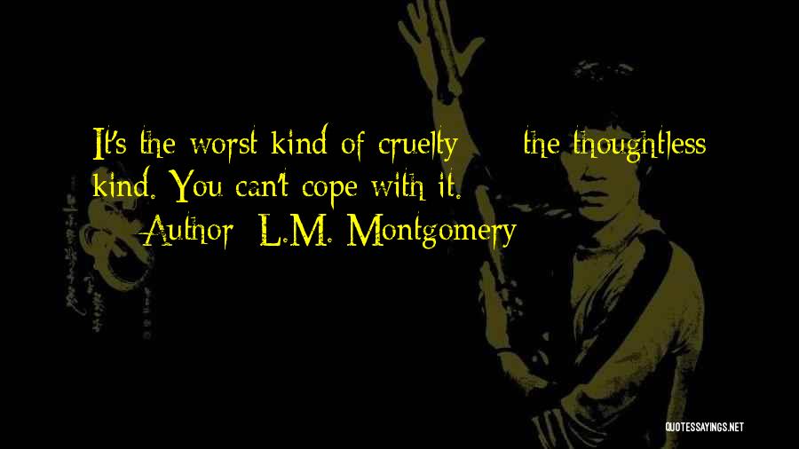 Shagga Quotes By L.M. Montgomery