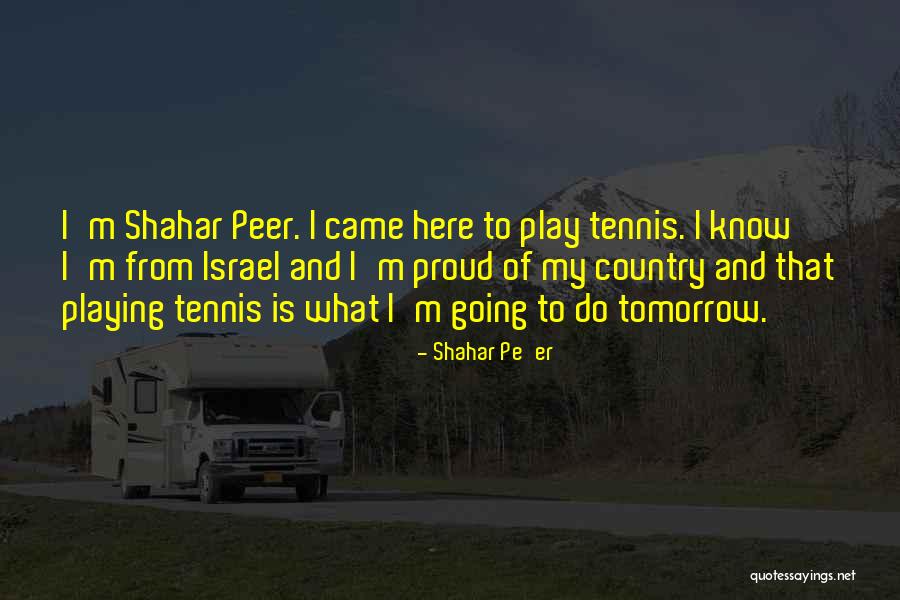 Shahar Pe'er Quotes 275695