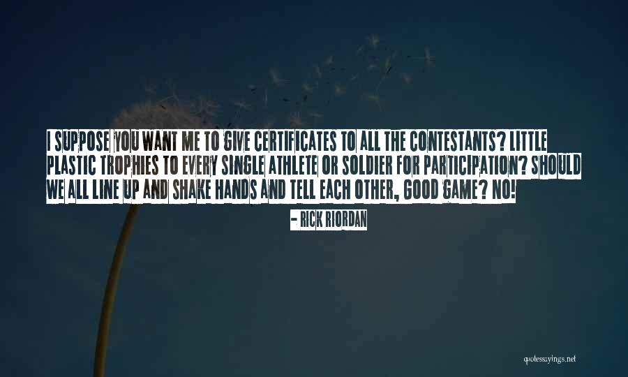 Shake Hands Quotes By Rick Riordan Shake Hands Quotes By Rick Riordan