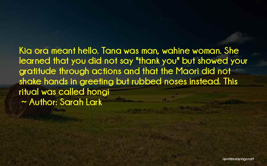 Shake Hands Quotes By Sarah Lark