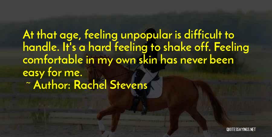 Shake It Off Quotes By Rachel Stevens
