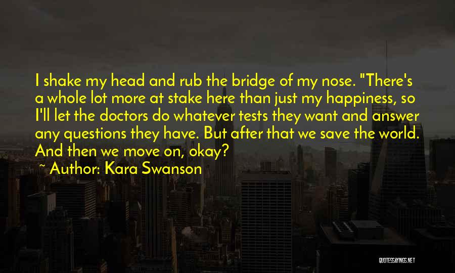 Shake My Head Quotes By Kara Swanson