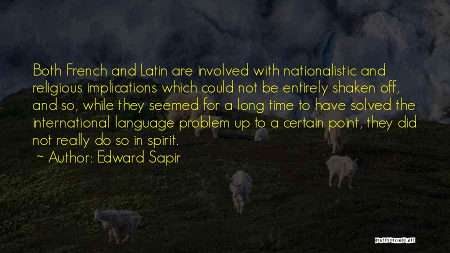 Shaken Up Quotes By Edward Sapir