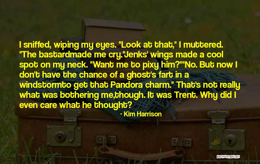 Shakendra Morris Quotes By Kim Harrison Shakendra Morris Quotes By Kim Harrison