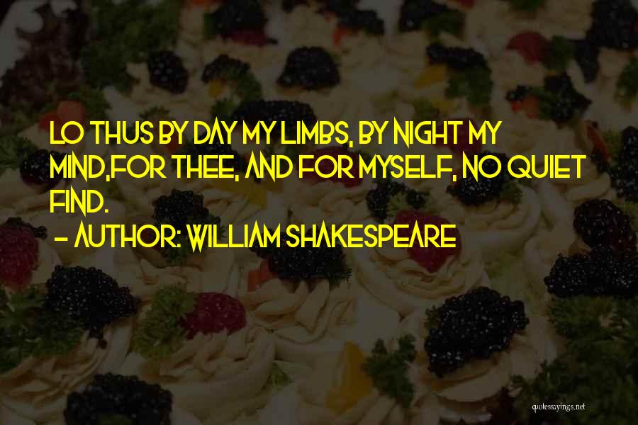 Shakespeare Day And Night Quotes By William Shakespeare