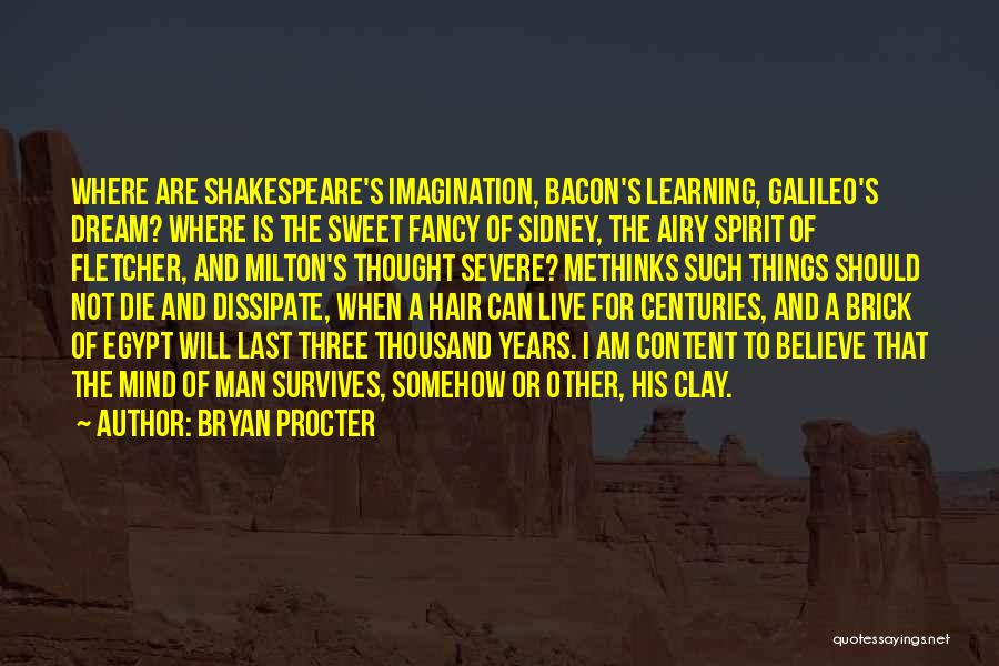 Shakespeare Egypt Quotes By Bryan Procter