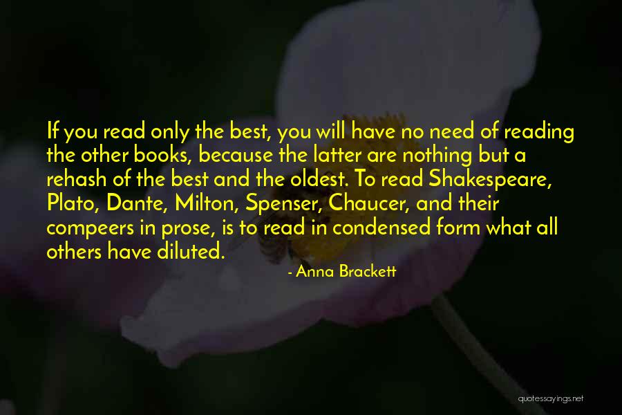 Shakespeare Prose Quotes By Anna Brackett