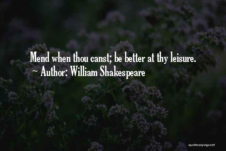 Shakespeare Thy Quotes By William Shakespeare