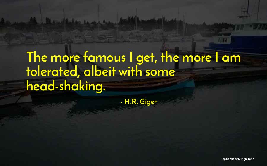 Shaking Quotes By H.R. Giger