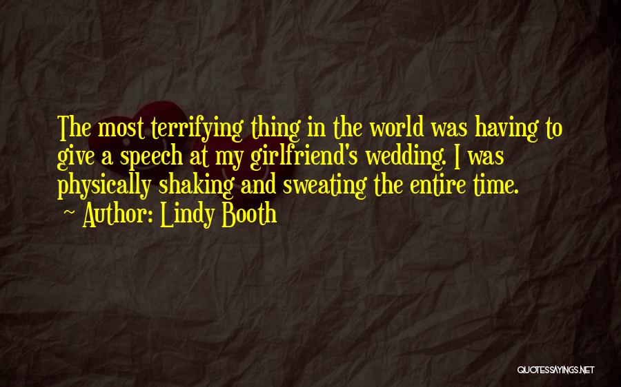 Shaking Quotes By Lindy Booth