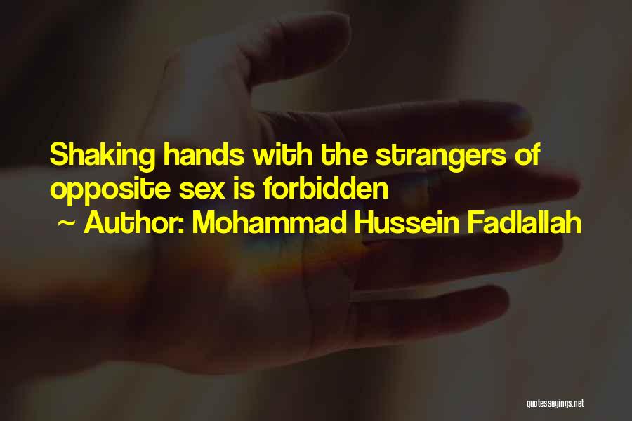 Shaking Quotes By Mohammad Hussein Fadlallah