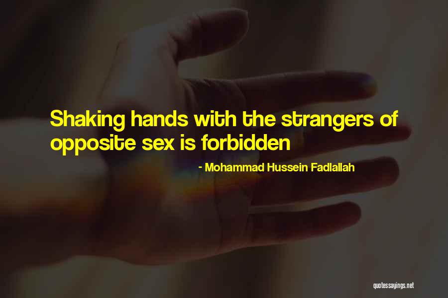 Shaking Quotes By Mohammad Hussein Fadlallah