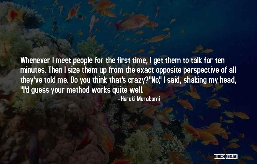 Shaking Your Head Quotes By Haruki Murakami Shaking Your Head Quotes By Haruki Murakami