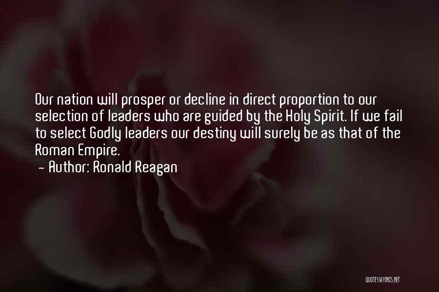 Shall Prosper Quotes By Ronald Reagan