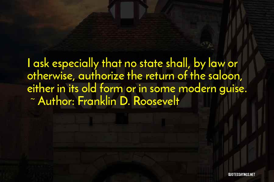 Shall Return Quotes By Franklin D. Roosevelt