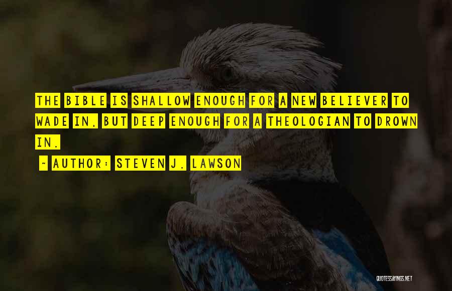 Shallow Quotes By Steven J. Lawson