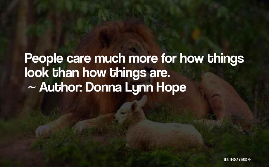 Shallow Superficial Quotes By Donna Lynn Hope