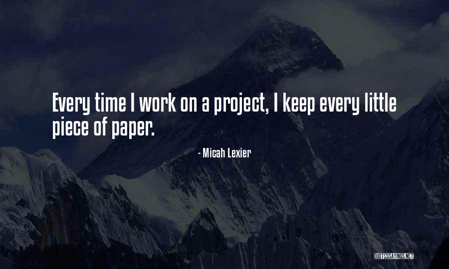 Shamama Arbab Quotes By Micah Lexier Shamama Arbab Quotes By Micah Lexier