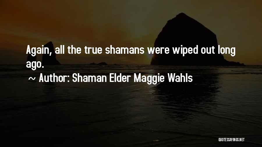 Shamanism Quotes By Shaman Elder Maggie Wahls