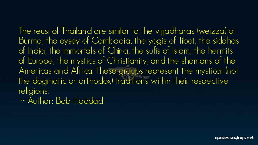 Shamans Quotes By Bob Haddad