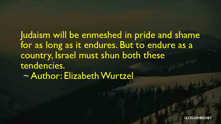 Shame And Pride Quotes By Elizabeth Wurtzel