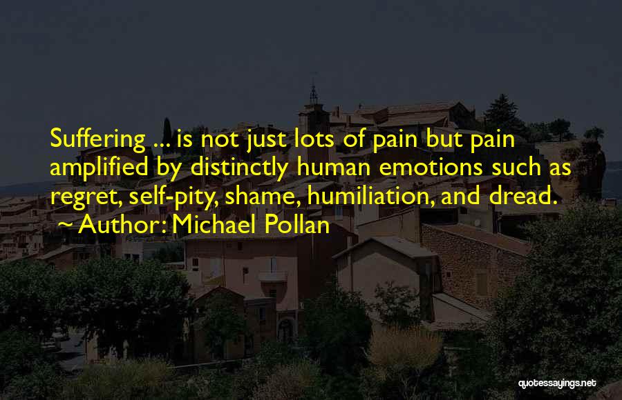 Shame And Regret Quotes By Michael Pollan