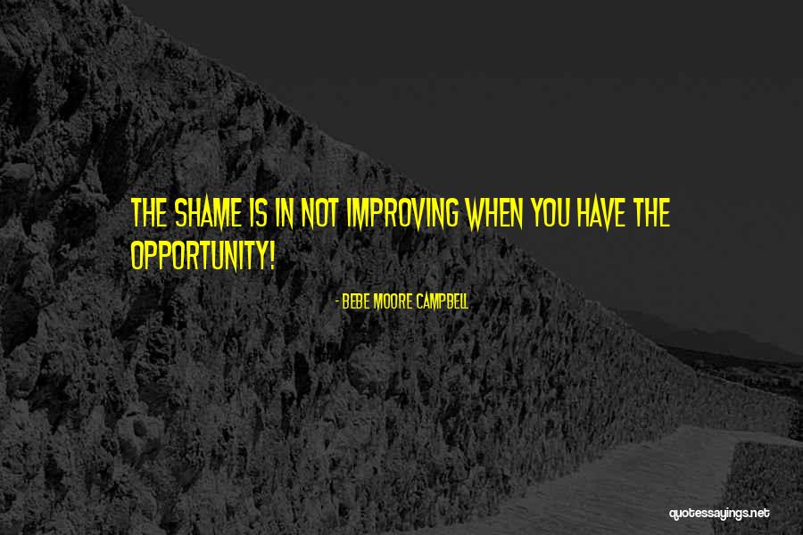 Shame In You Quotes By Bebe Moore Campbell Shame In You Quotes By Bebe Moore Campbell