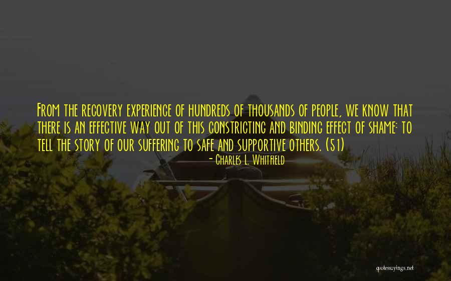 Shame Recovery Quotes By Charles L. Whitfield