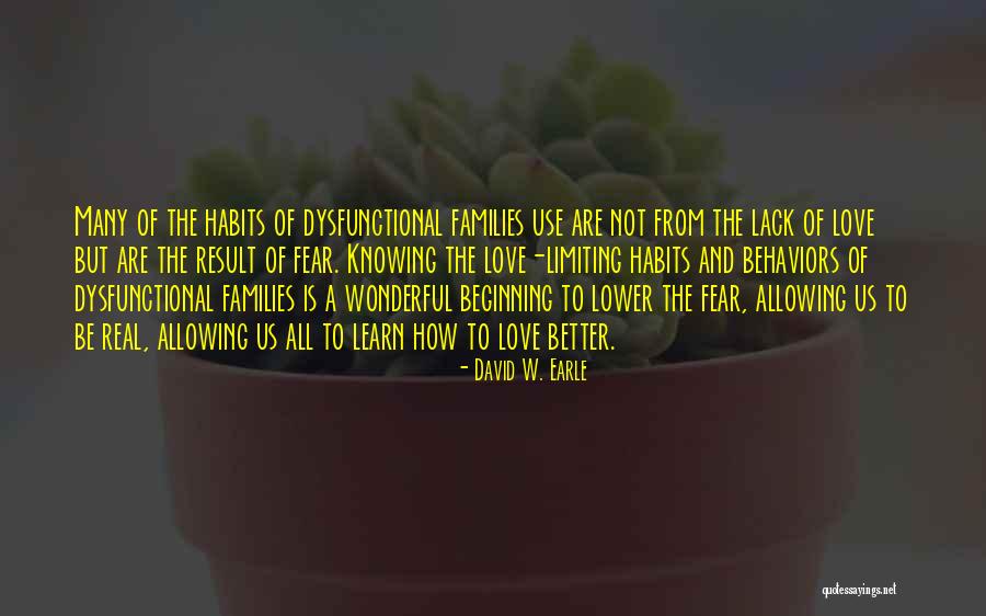 Shame Recovery Quotes By David W. Earle