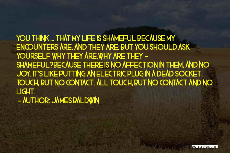 Shameful Life Quotes By James Baldwin