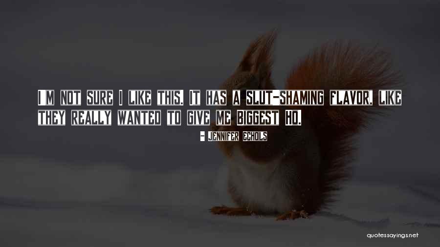 Shaming Others Quotes By Jennifer Echols Shaming Others Quotes By Jennifer Echols