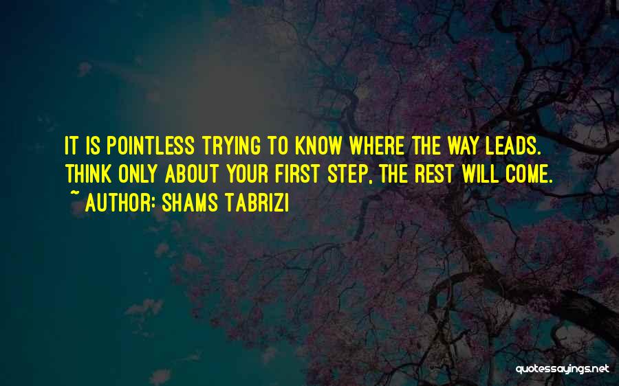 Shams Tabrizi Best Quotes By Shams Tabrizi