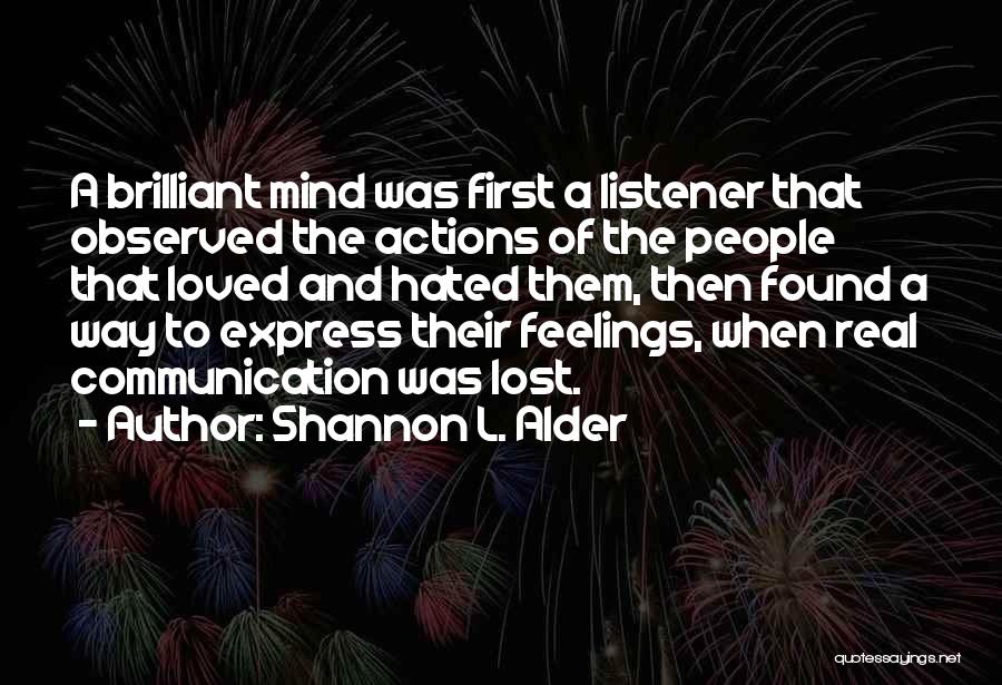 Shannon L. Alder Quotes 2264467