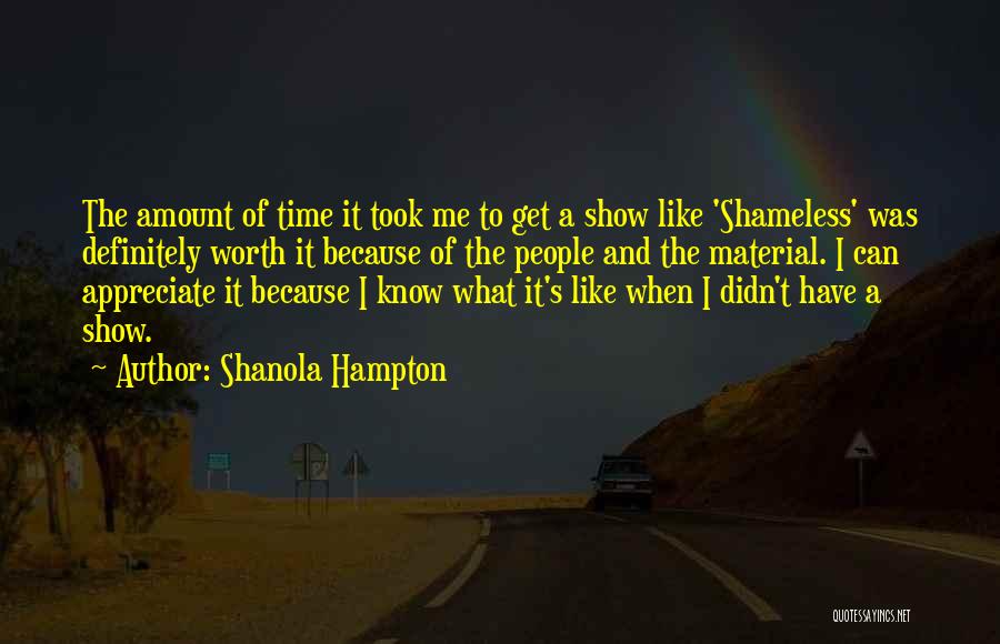 Shanola Hampton Quotes 413368