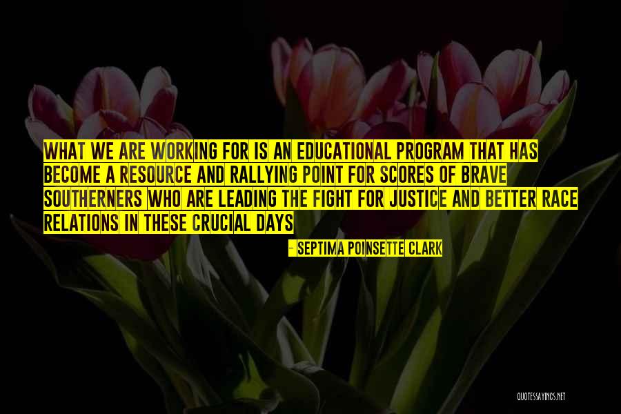 Shanora Chronicle Quotes By Septima Poinsette Clark Shanora Chronicle Quotes By Septima Poinsette Clark
