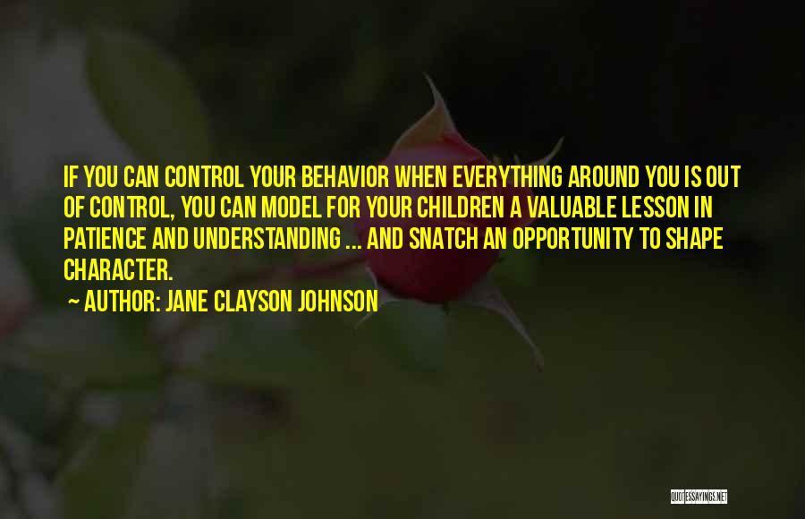 Shape Of You Quotes By Jane Clayson Johnson