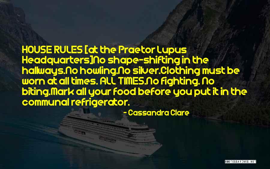 Shape Shifting Quotes By Cassandra Clare