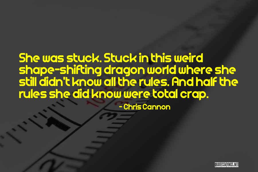 Shape Shifting Quotes By Chris Cannon