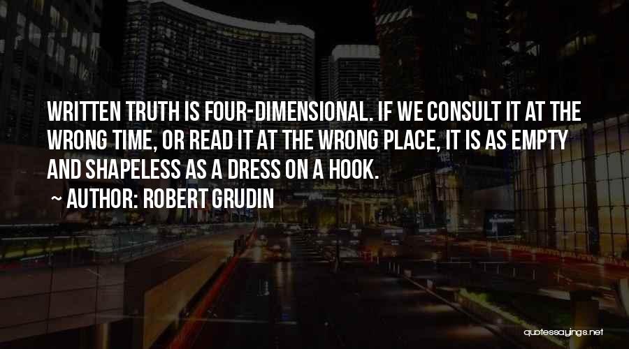 Shapeless Quotes By Robert Grudin