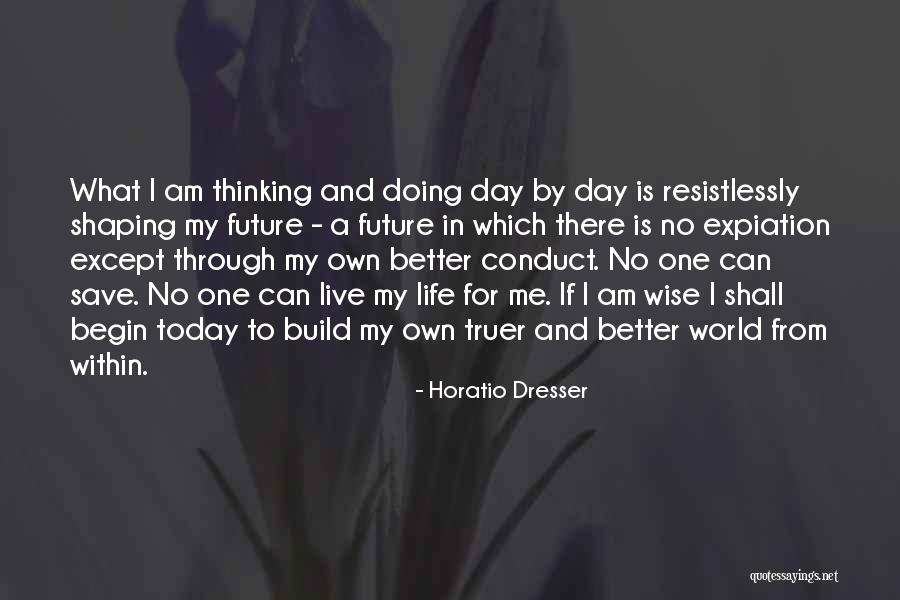 Shaping Me Quotes By Horatio Dresser Shaping Me Quotes By Horatio Dresser