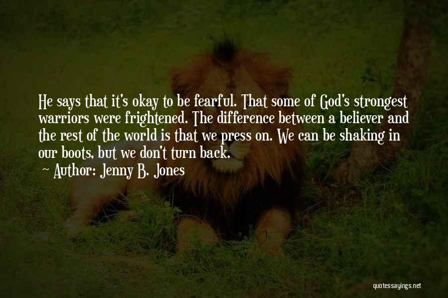 Sharaine Thompson Quotes By Jenny B. Jones