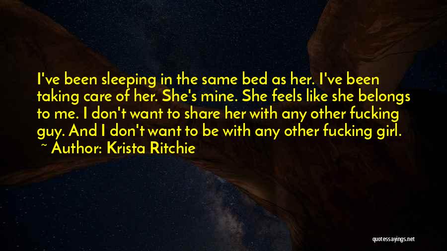 Share And Care Quotes By Krista Ritchie