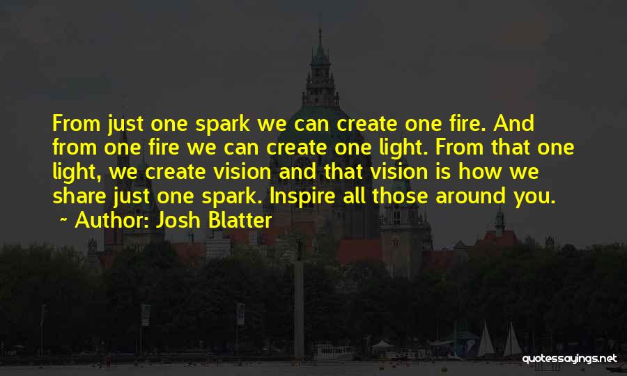 Share And Inspire Others Quotes By Josh Blatter