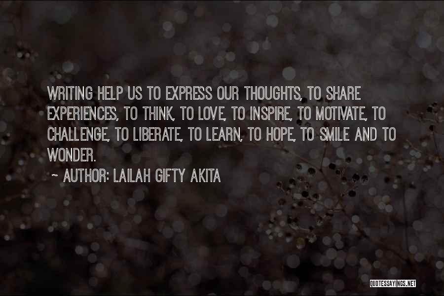 Share And Inspire Others Quotes By Lailah Gifty Akita